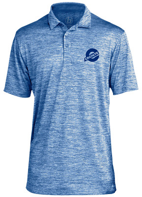 Ebonite Bowling New Blue Logo Performance Polo