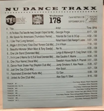 ERG dance traxx 178, cd, 2010, Ne-yo, Pharrell, Kim Sozzi