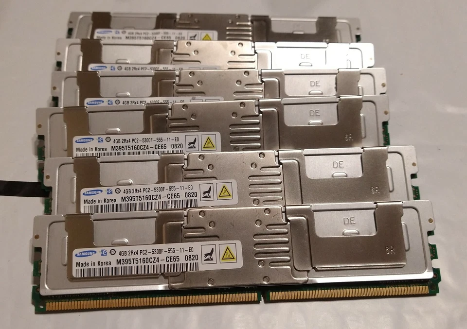 24GB PC2-5300F FBDIMM Server Memory (4GB set of 6) - Image 2 of 2