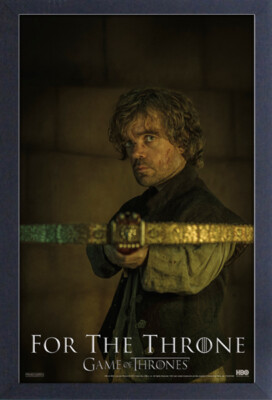 GAME OF THRONES TYRION FTT 13x19 FRAMED GELCOAT POSTER HBO TV GIFT SEASON 8 NEW!