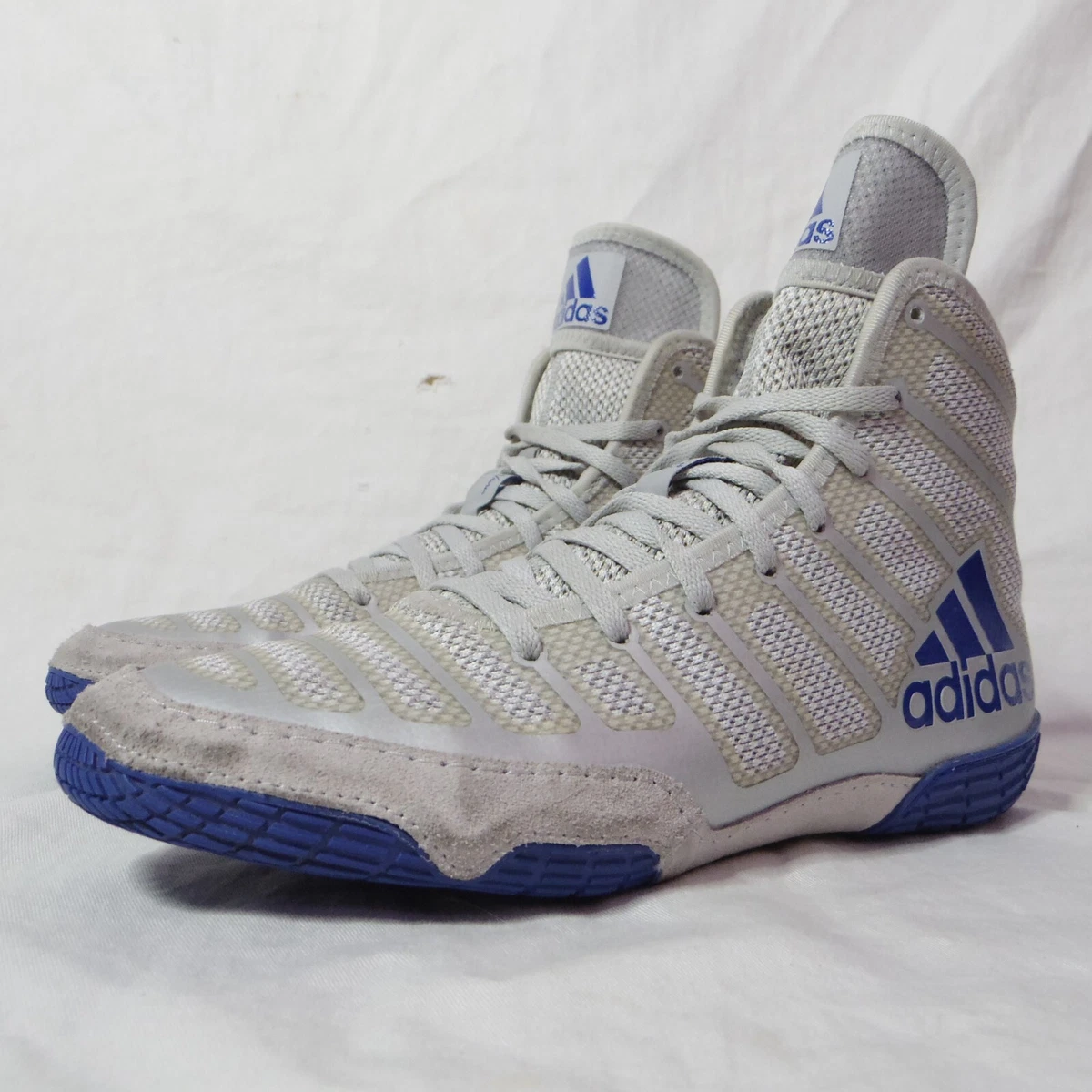 Adidas adizero varner top wrestling shoes blue