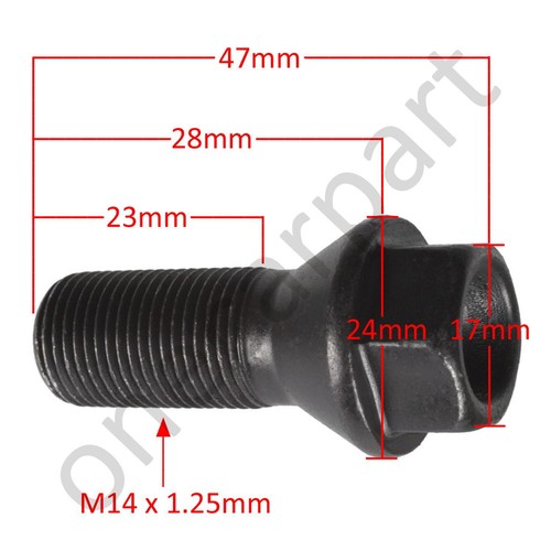 FEBI WHEEL STUD BOLT FITS BMW Original Quality - Picture 2 of 5