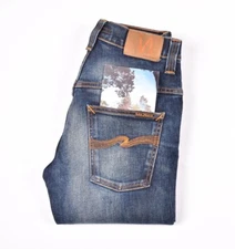 .29618 Nudie Jeans Tnin Finn Org. Genuine Love blue Men Jeans size 28/32
