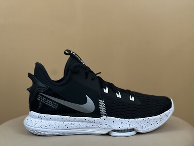 Nike Lebron Witness 5 Black Metallic Silver CQ9380-001 Men's 11.5