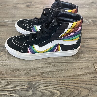 VANS Sk8-Hi Reissue Refract Black/True White/Multi Sneakers  display picture 1