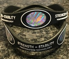 Wristband Power Energy Bracelet Balance Sport Ion Magnetic Therapy Minerals band