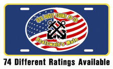 USS PUGET SOUND AD 38 Rating License Plate U S Navy Military PO3 MADE IN U.S.A.