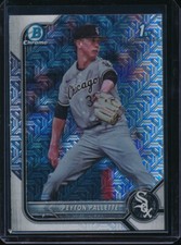 PEYTON PALLETTE 1st 2022 Bowman Chrome Draft ASIA MOJO REFRACTOR WHITE SOX RC