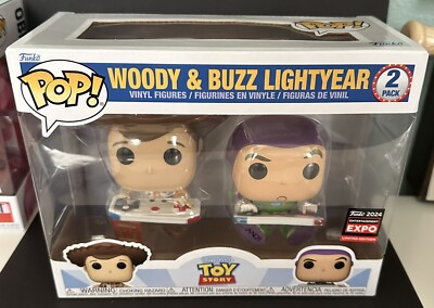ファンコPOP トイストーリー　2種セット　新品未開封 Funko Pop! Woody & Buzz Lightyear 2-Pack 2024 C2E2 Shared