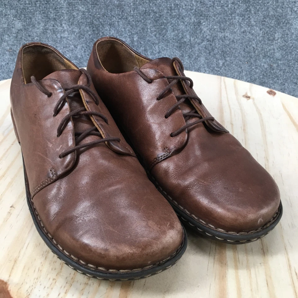 Rockport Shoes Womens 7.5 W Lace Up Plain Toe Oxford APW22244 Brown Leather - Image 3 of 4