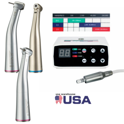 NSK Style Dental Brushless LED Electric Micro Motor /1:5 Increasing Handpiece MS