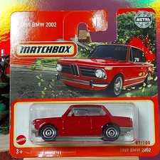 Matchbox 1969 BMW 2002 in Rot - NEU OVP - MBX Fresh Metal 87/100 - 1:64 Modell
