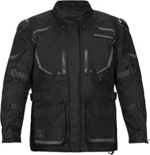 Tourmaster Trek Adventure Motorcycle Jacket Black Size Small (8801010504)