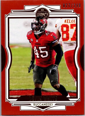 2021 Panini Legacy - Red #38 Devin White /299