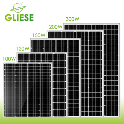 100W 120W 150W 200W 300W Solarmodul Solarpanel 12V MONO Solaranlage PV Wohnmobil