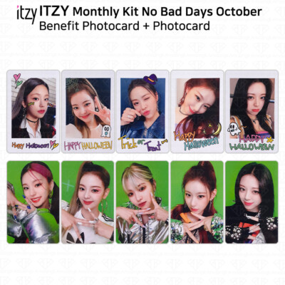 ITZY No Bad Days Monthly Kit October Official Photocard