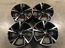 Llantas de aleación 20" x4 2020 RS6 Performance Style negras pulidas Audi A4 A6 A8