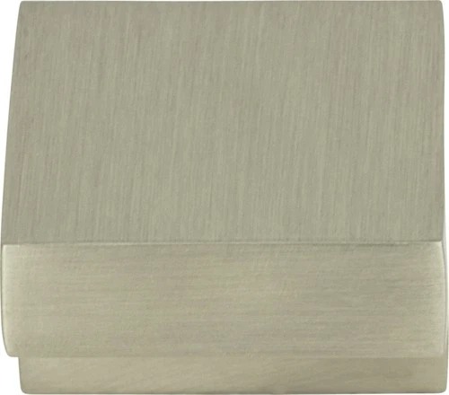 Atlas A865-BN Small Square Knob 5/8 Inch (c-c) - Brushed Nickel - Picture 2 of 2