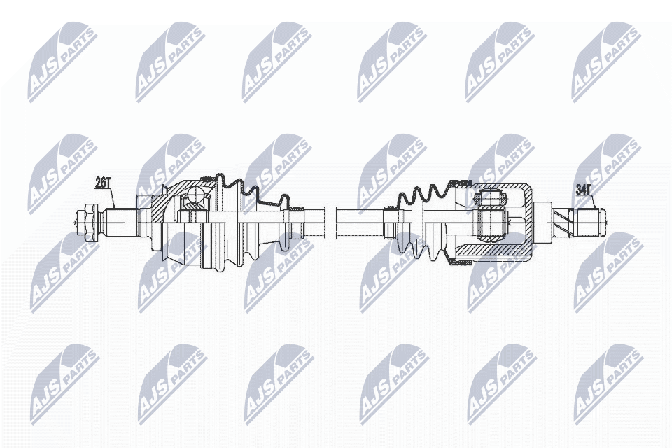 Original NTY Drive Shaft NPW-BM-020 For MINI - Image 3