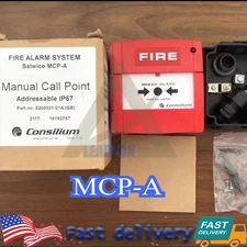 1PC Consilium MCP-A IP67 Marine Manual Alarm Button 5200031-01A Fast Ship