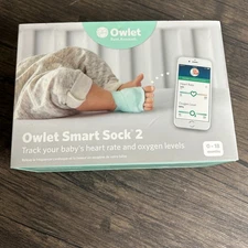 OWLET Smart Sock 2 Baby Monitor Heartrate Oxygen 4013