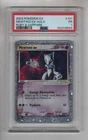 MEWTWO EX #101 RUBY & SAPPHIRE HOLO RARE POKEMON TCG CARD GRADED 2003 PSA 1