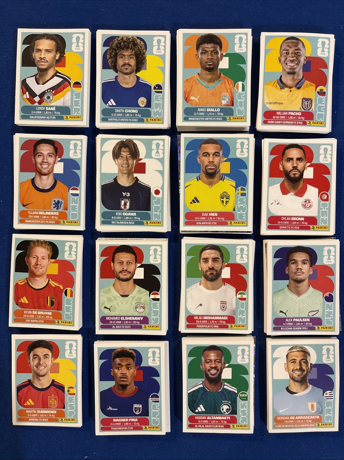Panini FIFA World Cup 2026 Stickers GROUP E - GROUP H (PICK YOUR STICKERS)