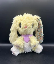 Scruff a Luvs 8" Blossom BUNNY RABBIT Yellow Blue Floral Plush Stuffed Animal