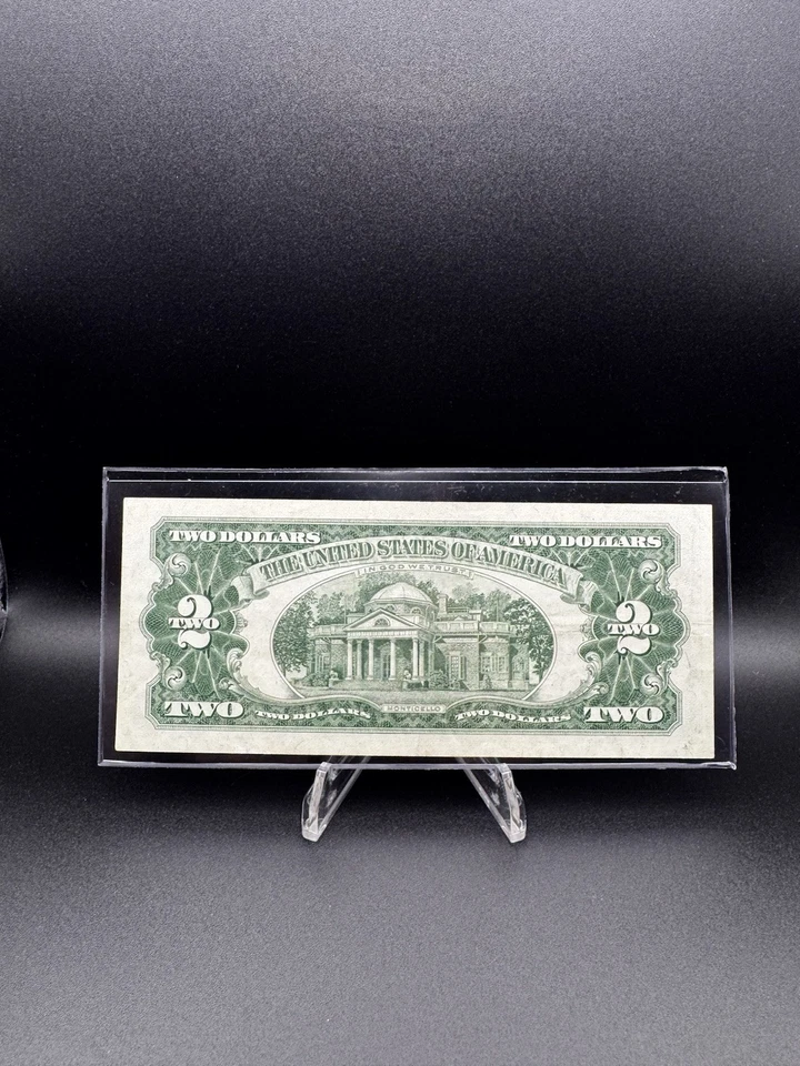 $2 Dollar Series 1963 A Red Note UNC A Series - Image 3 of 4