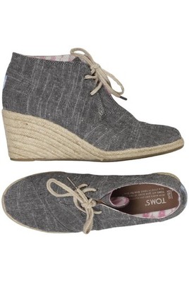 TOMS Stiefelette Damen Ankle Boots Booties Gr. EU 41 (US 9.5) Grau #aovbrg3