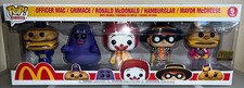 Funko Mcdonalds 5 pack pop rare vaulted Ronald McDonald Grimace