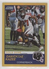 2019 Score Gold Zone 47/50 Damontae Kazee #251 eq1