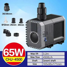 220V 65W 80W 100W 4500/5000/6000L/H Aquarium Submersible Pump Filtration Fountai