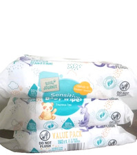 Little Journey Sensitive Baby Wipes Fragrance Free Value Pack 192ct