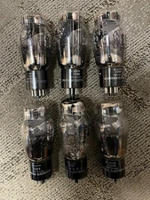 Chatham 2399 AKA Tung Sol 5998 Vacuum Tubes - Great Dual Triode Audio Tubes