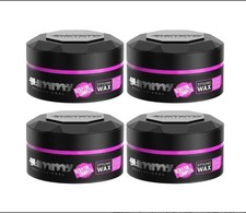 Gummy Fonex Professional Gloss Extra Hold Hair Styling Wax 150ml Pack of 4 