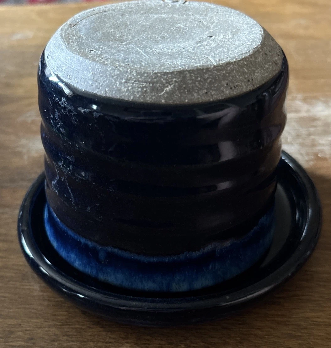 Studio Art Pottery French Butter Keeper Dish