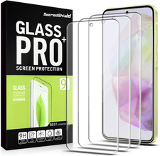 3-Pack Screen Protector for Samsung Galaxy A35 5G Tempered Glass, 9H Hardness,