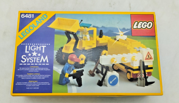 Lego 6481 Construction Crew Classic Town Misb New Sealed Vintage Light & Sound-image