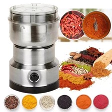 Electric Coffee Grinder Grinding Milling Nut Bean Spice Matte Blade Blender UK