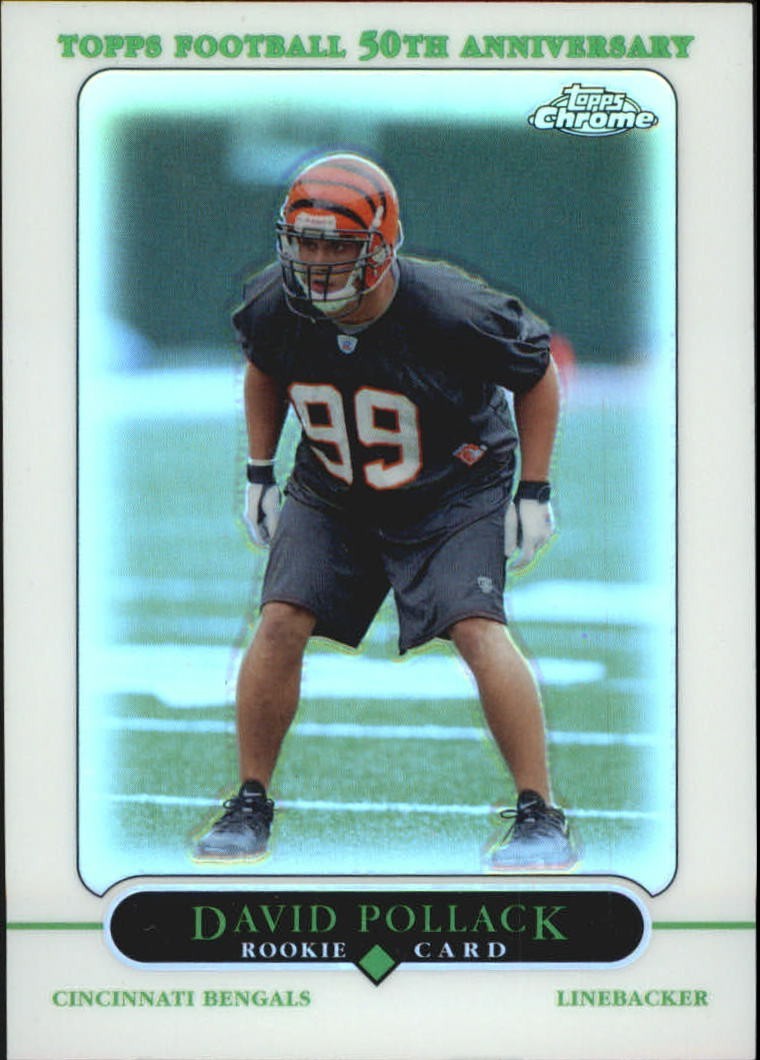 2005 TOPPS CHROME REFRACTORS #202 DAVID POLLACK