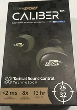 ISOtunes Sport CALIBER BT Shooting Earbuds Bluetooth Hearing Protection Open Box