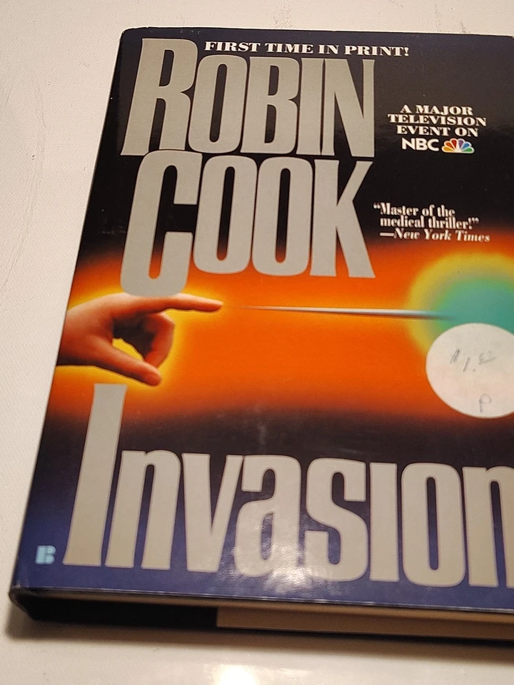 Invasion Robin Cook 1997 Berkley Edition Medical Thriller Hardcover Dust Jacket  Foto 3 de 4
