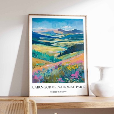5_Cairngorms Poster, Schottland Poster, Scottish Highlands Poster, Natur Poster,