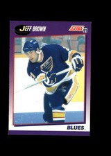 Jeff Brown 1991-92 Score American Hockey #276 St. Louis Blues