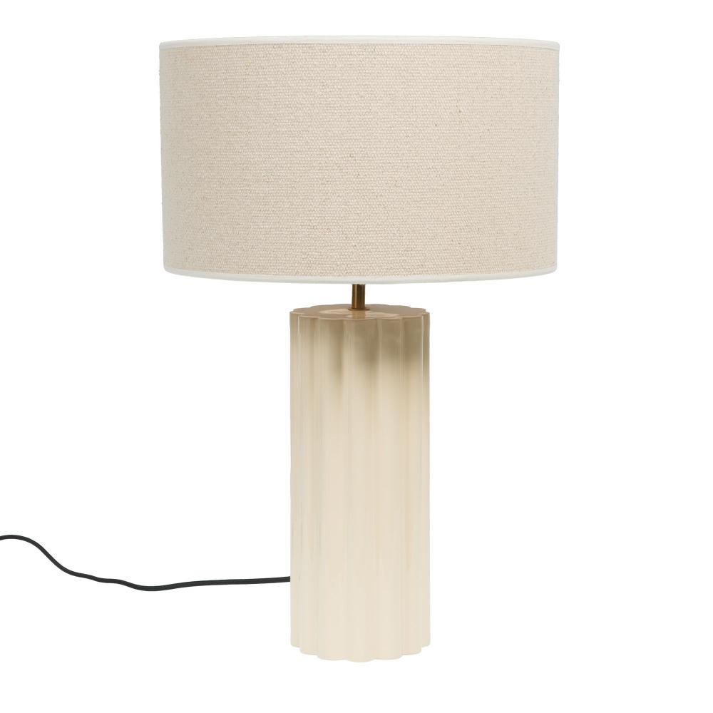 Lampe céramique crème Titouan pour éliminer la lumière agressive