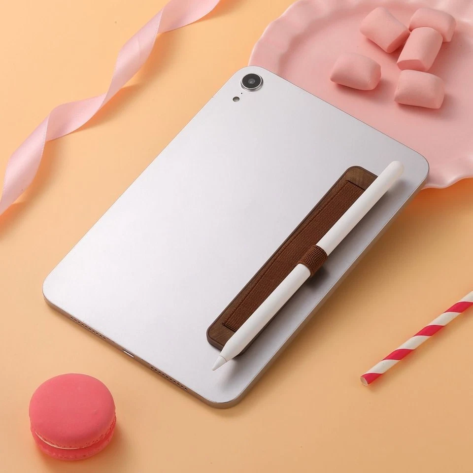 PU Leather Tablet Hand-Strap Pencil Holder for Tablet Phone eReader - Image 3 of 4