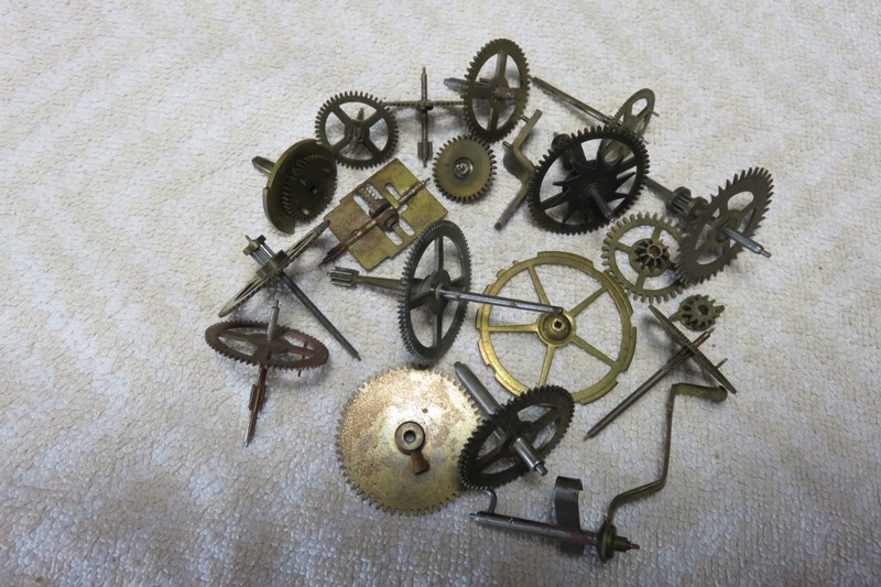 ANTIQUE EUROPEAN CLOCK GEARS