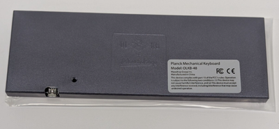 Massdrop x OLKB Planck 48-Key Mechanical Keyboard Kit –Gunmetal