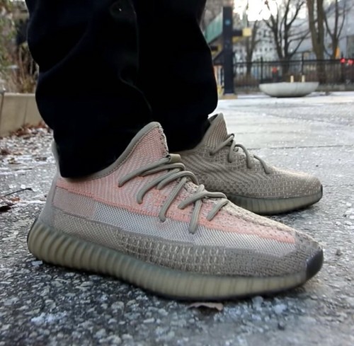 adidas YEEZY Boost 350 V2 "Sand Taupe" - Men's Size 6.5 - 10.5 - Picture 4 of 23